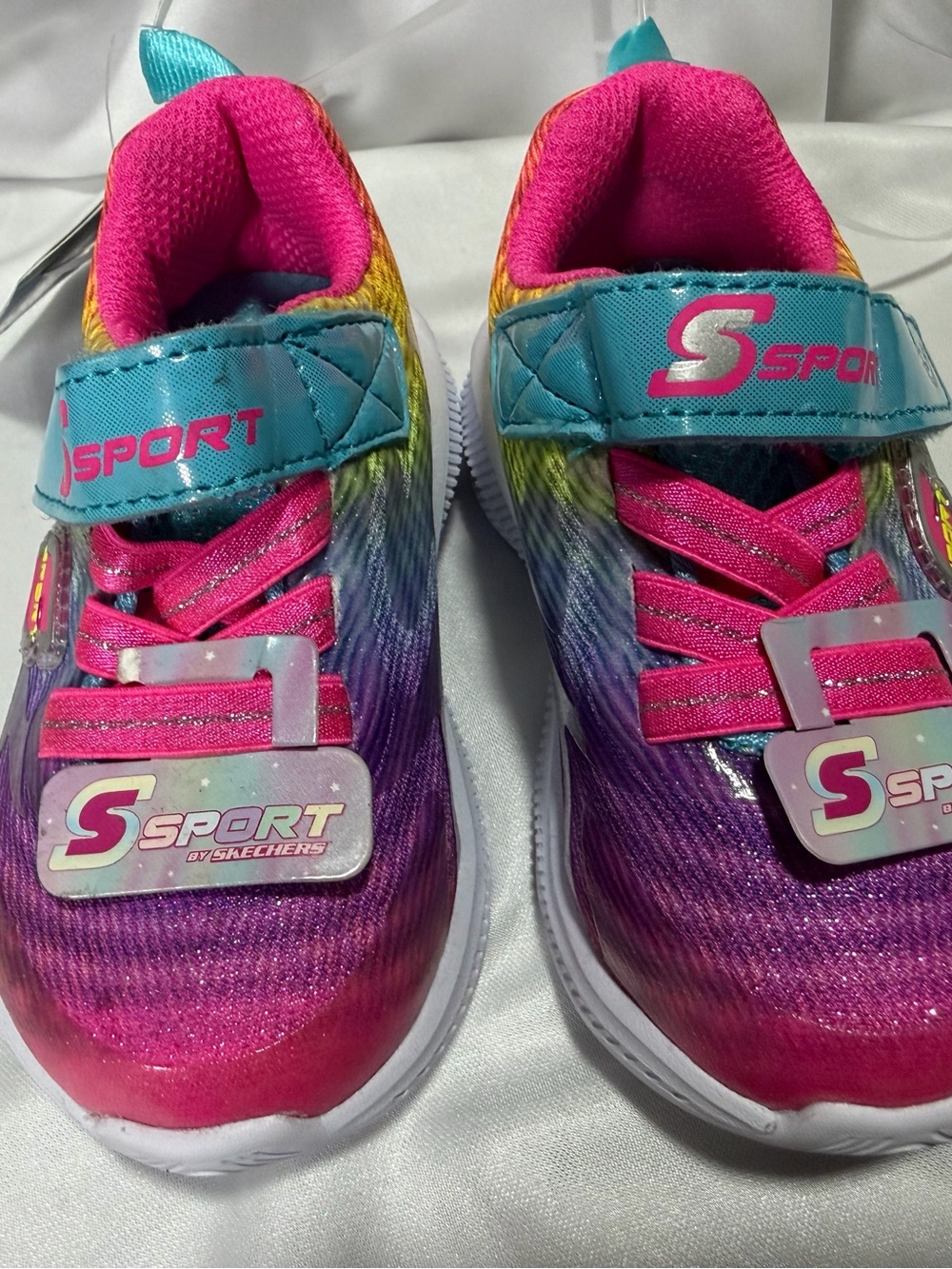 Skechers Sport Toddler Girls Rainbow Sneakers Size 5 CLW27C
